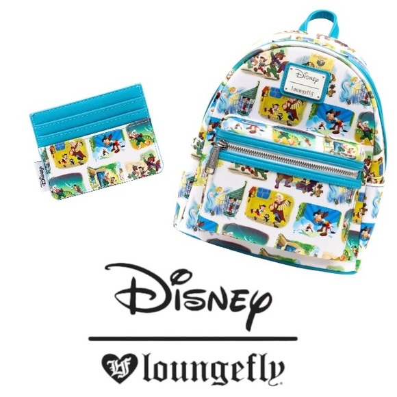 Loungefly Handbags - 🆕 Loungefly Disney Pinocchio Backpack & Wallet ID Cardholder Set